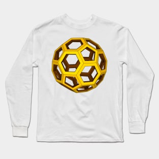 gmtrx lawal skeletal  truncated icosahedron Long Sleeve T-Shirt